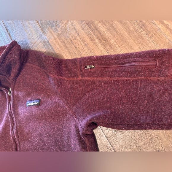Patagonia 1/4 Zip Fleece Better Sweater 25542 Burgundy Red Size Large - Picture 4 of 12